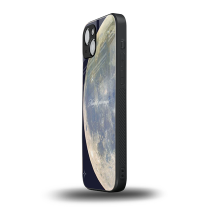 Manifest Glow iphone 15 plus mobile cover | shockproof glass phone case