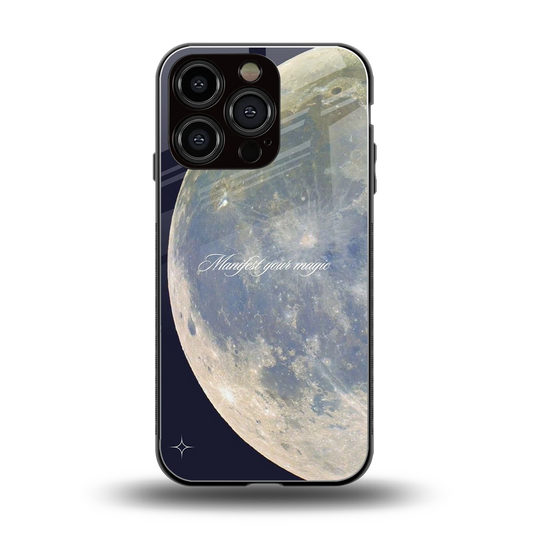 Manifest Glow back phone cover | glass case for iphone 16 pro