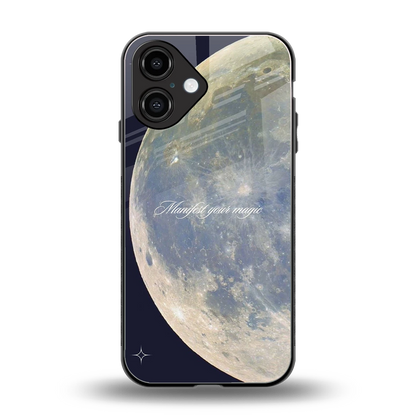 Manifest Glow back phone cover | glass case for iphone 16