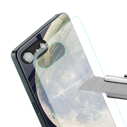 Manifest Glow stylish phone case for iphone 16e | glossy glass and slim fit