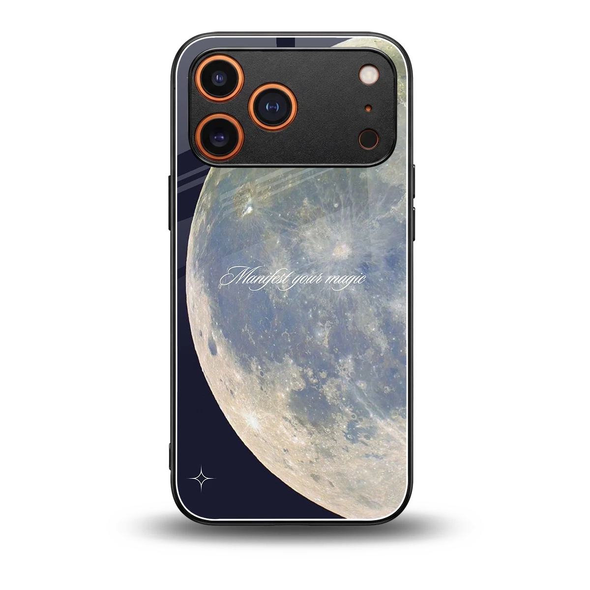 Manifest Glow back phone cover | glass case for iphone 17 pro max