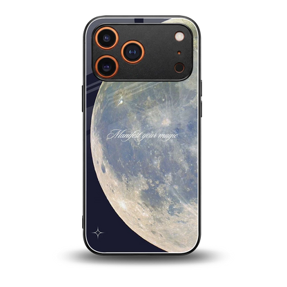 Manifest Glow back phone cover | glass case for iphone 17 pro max