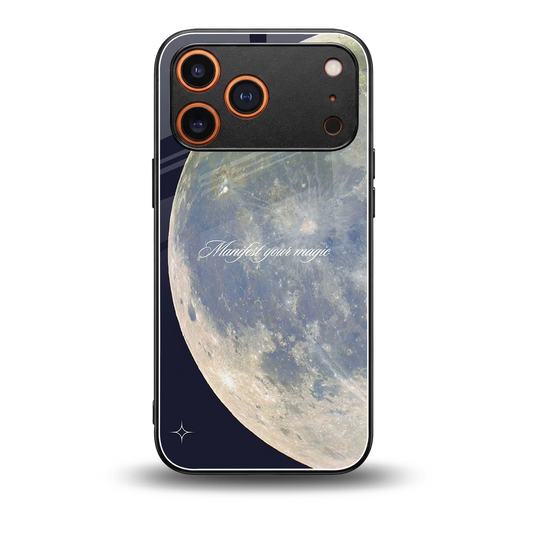 Manifest Glow back phone cover | glass case for iphone 17 pro max