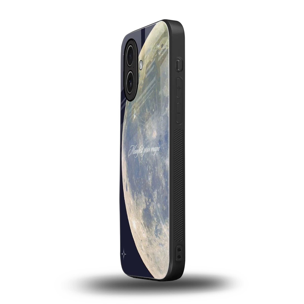 Manifest Glow iphone 17 mobile cover | shockproof glass phone case