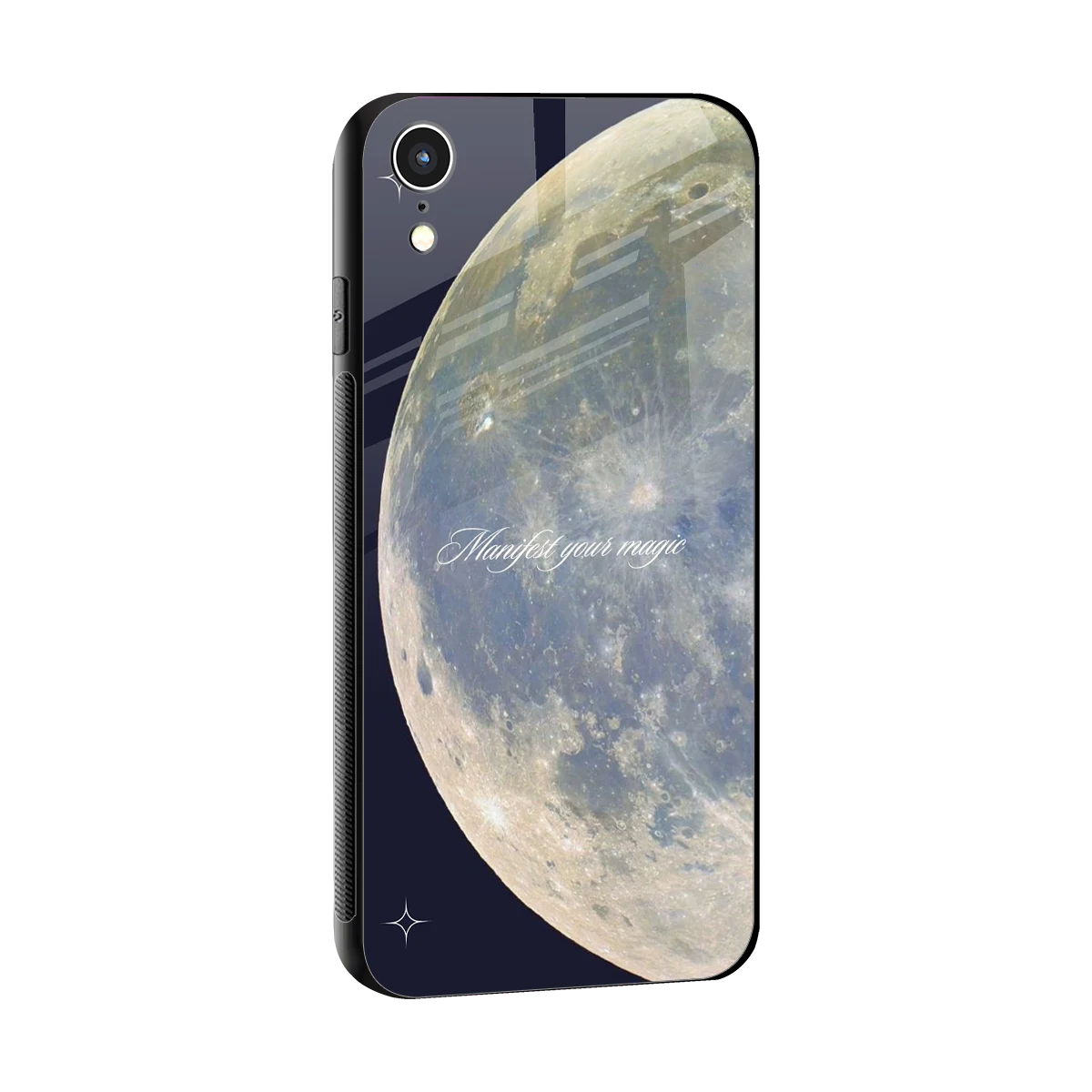 Manifest Glow sleek iphone xr cover with tempered glass back and TPU edges