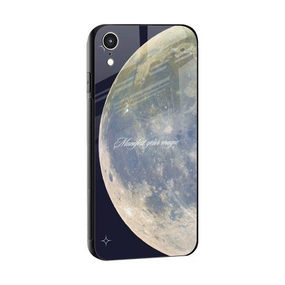 Manifest Glow sleek iphone xr cover with tempered glass back and TPU edges