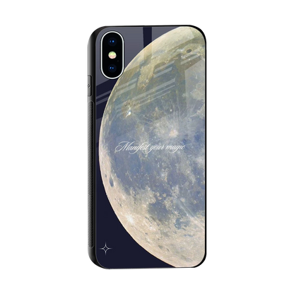 Manifest Glow sleek iphone xs cover with tempered glass back and TPU edges