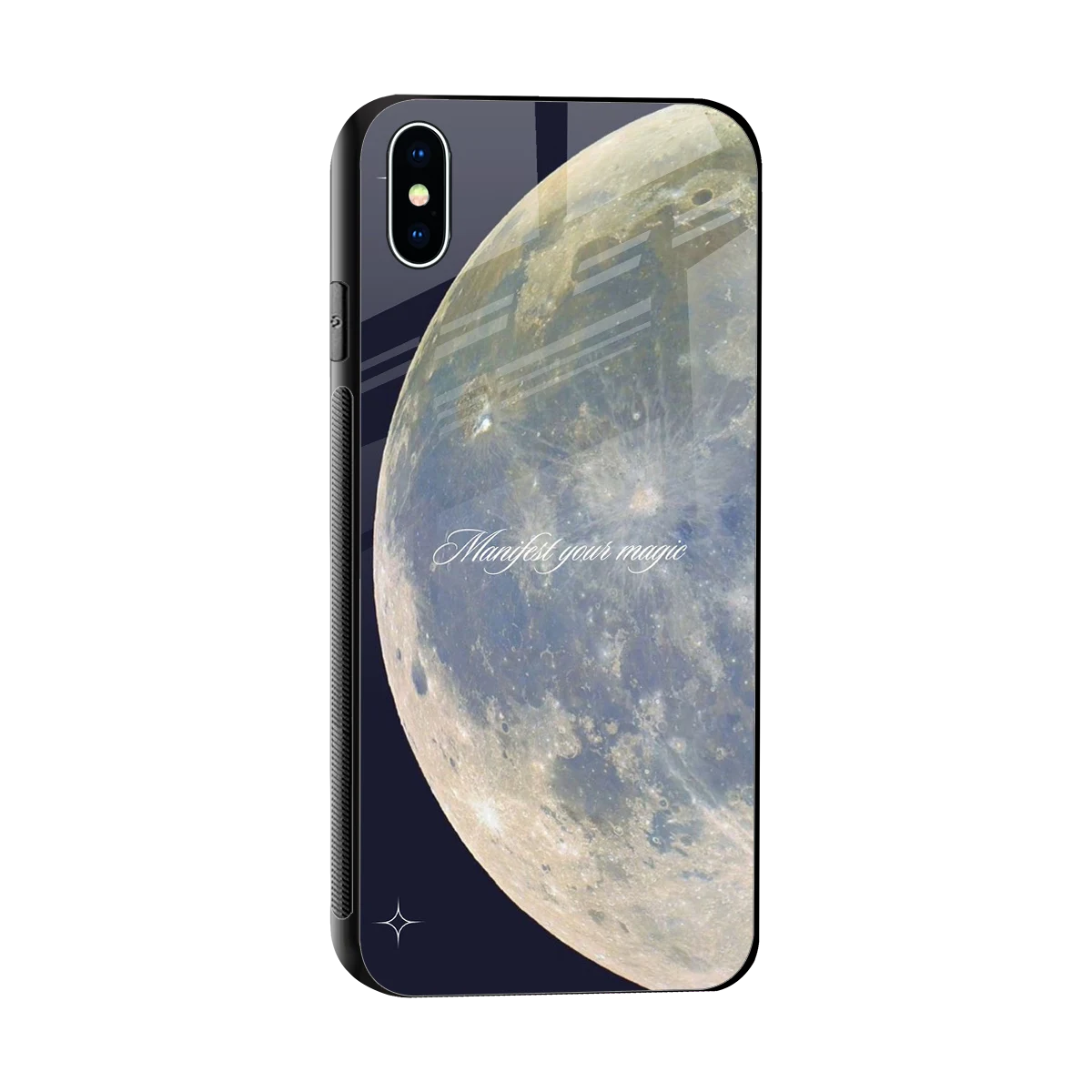 Manifest Glow sleek iphone xs max cover with tempered glass back and TPU edges