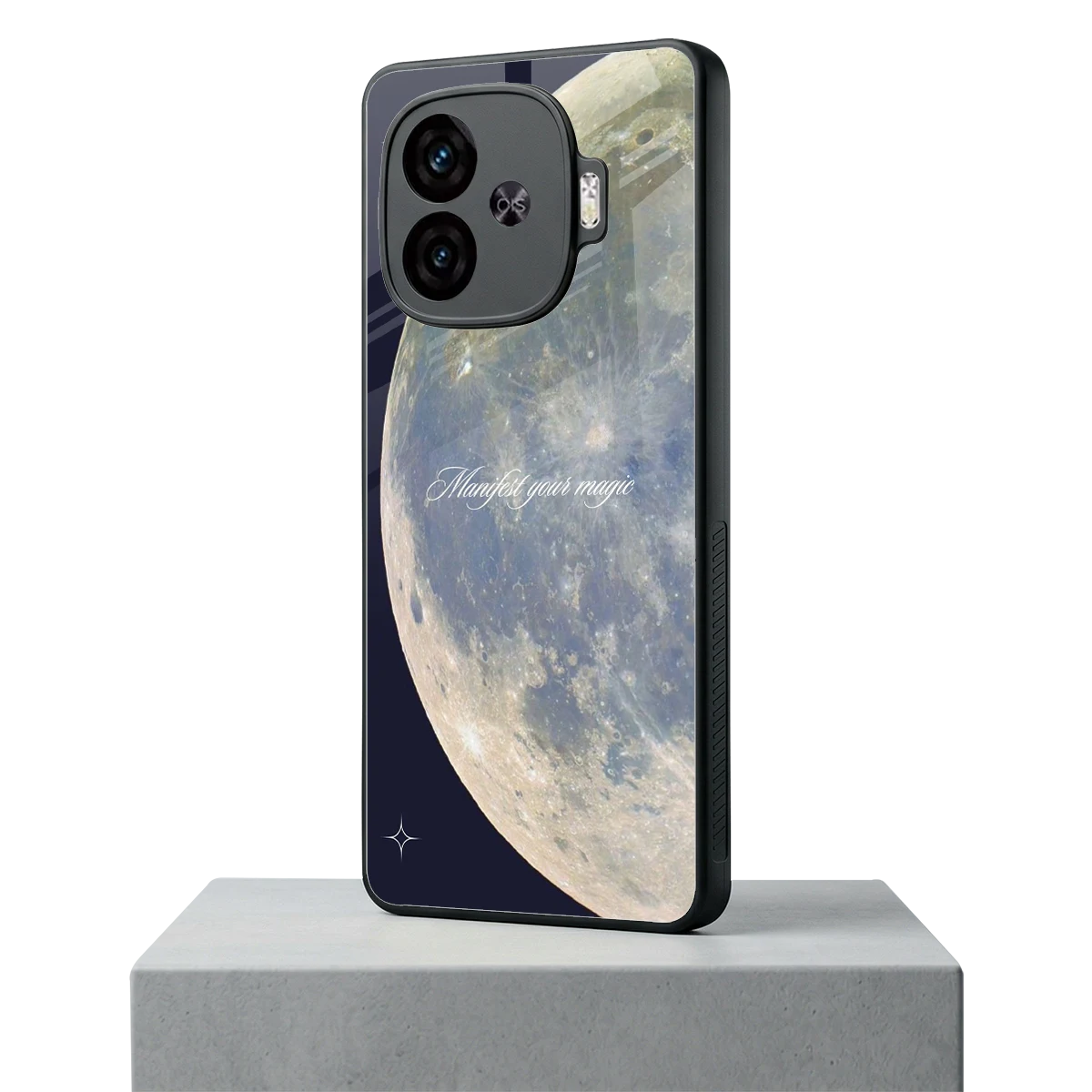 Manifest Glow iqoo neo 10r 5g mobile cover | shockproof glass phone case