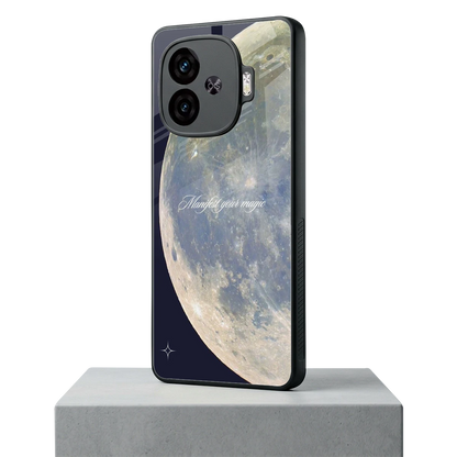 Manifest Glow iqoo neo 10r 5g mobile cover | shockproof glass phone case