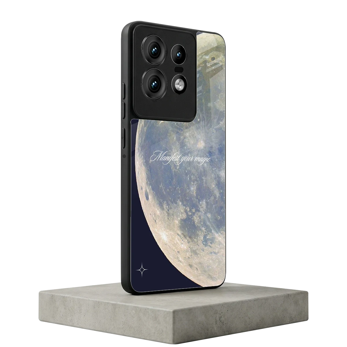 Manifest Glow motorola edge 50 pro mobile cover | shockproof glass phone case