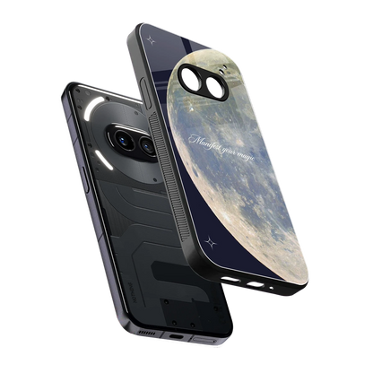 Manifest Glow sleek nothing phone 2a cover with tempered glass back and TPU edges