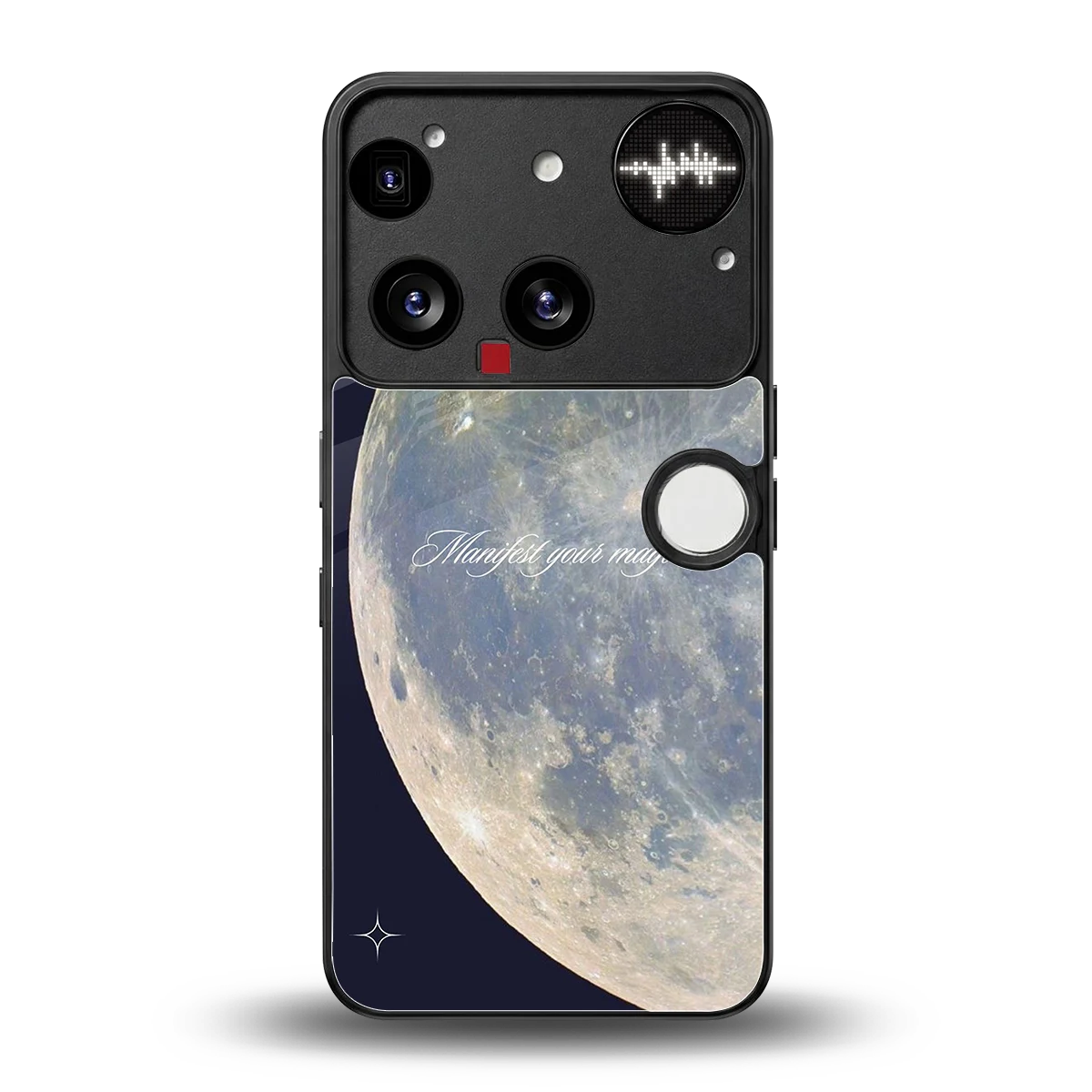 Manifest Glow back phone cover | glass case for nothing phone 3