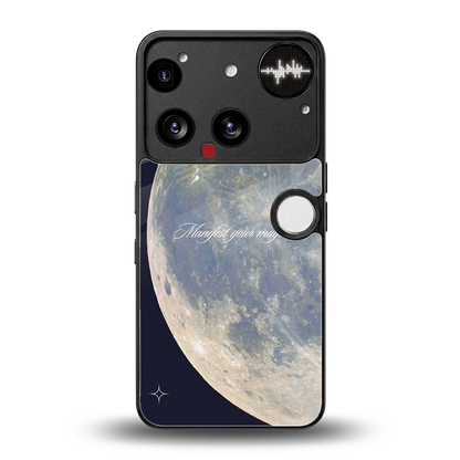 Manifest Glow back phone cover | glass case for nothing phone 3