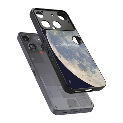 Manifest Glow sleek nothing phone 3 cover with tempered glass back and TPU edges