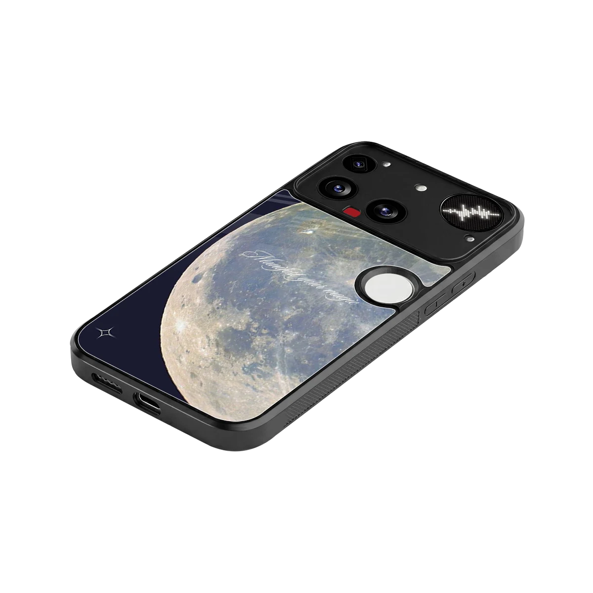 Manifest Glow stylish phone case for nothing phone 3 | glossy glass and slim fit