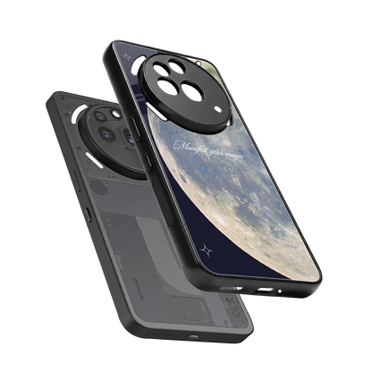 Manifest Glow sleek nothing phone 3a pro cover with tempered glass back and TPU edges