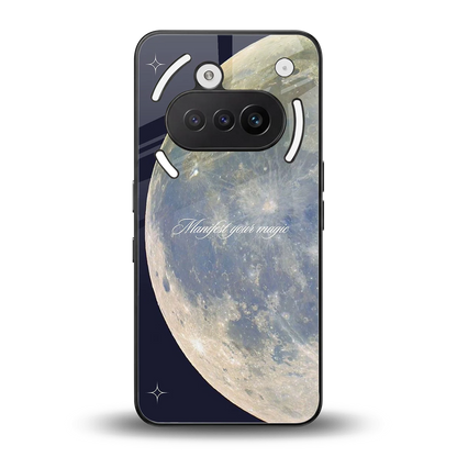Manifest Glow back phone cover | glass case for nothing phone 3a