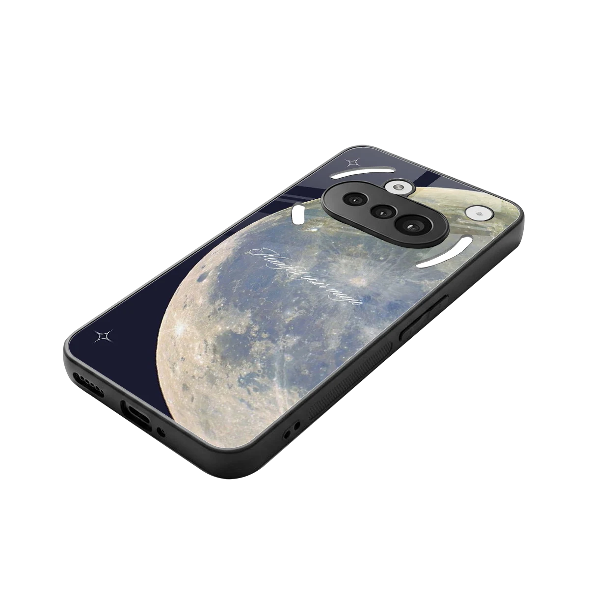 Manifest Glow stylish phone case for nothing phone 3a | glossy glass and slim fit