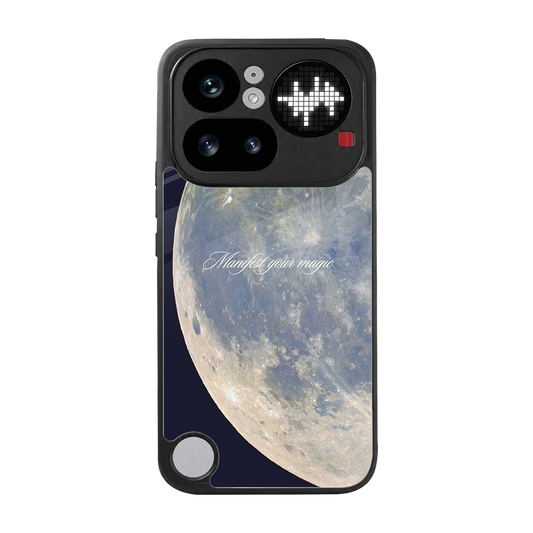 Manifest Glow back phone cover | glass case for nothing phone 4a pro