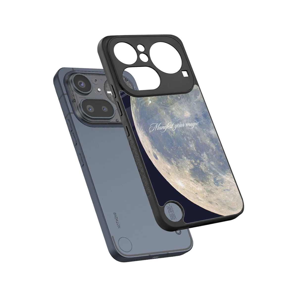Manifest Glow sleek nothing phone 4a pro cover with tempered glass back and TPU edges