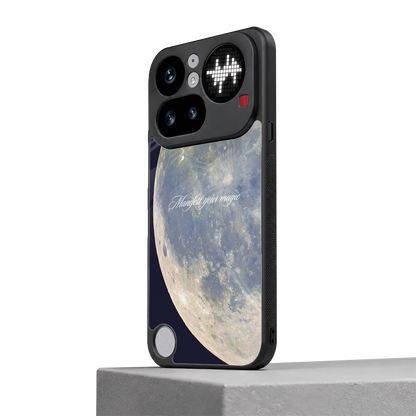 Manifest Glow nothing phone 4a pro mobile cover | shockproof glass phone case