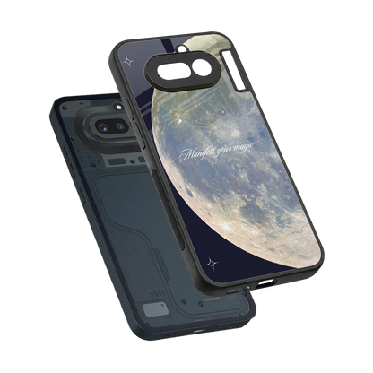 Manifest Glow sleek nothing phone 4a cover with tempered glass back and TPU edges