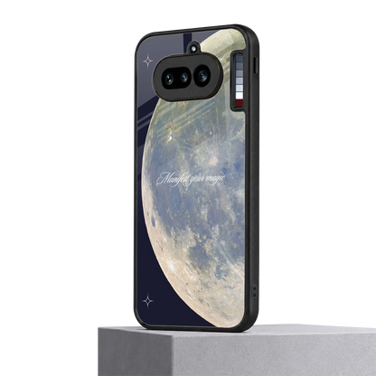 Manifest Glow nothing phone 4a mobile cover | shockproof glass phone case