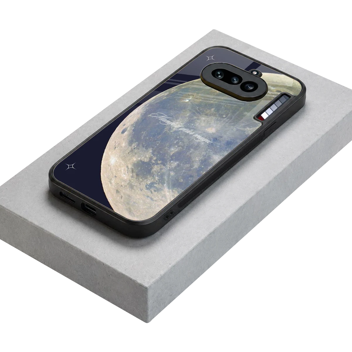 Manifest Glow stylish phone case for nothing phone 4a | glossy glass and slim fit