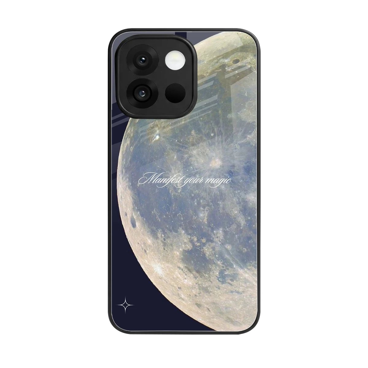 Manifest Glow back phone cover | glass case for oneplus 13s
