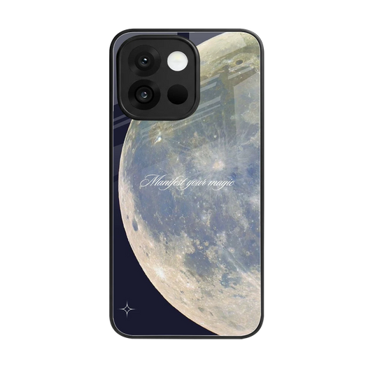 Manifest Glow back phone cover | glass case for oneplus 13s