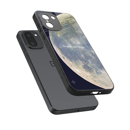 Manifest Glow sleek oneplus 15r cover with tempered glass back and TPU edges
