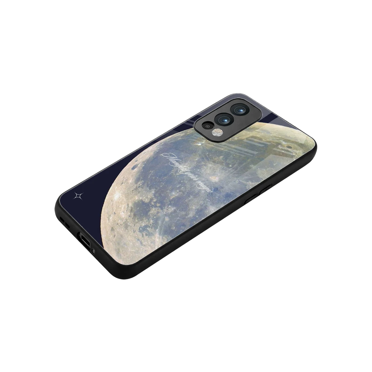 Manifest Glow stylish phone case for oneplus nord 2 | glossy glass and slim fit