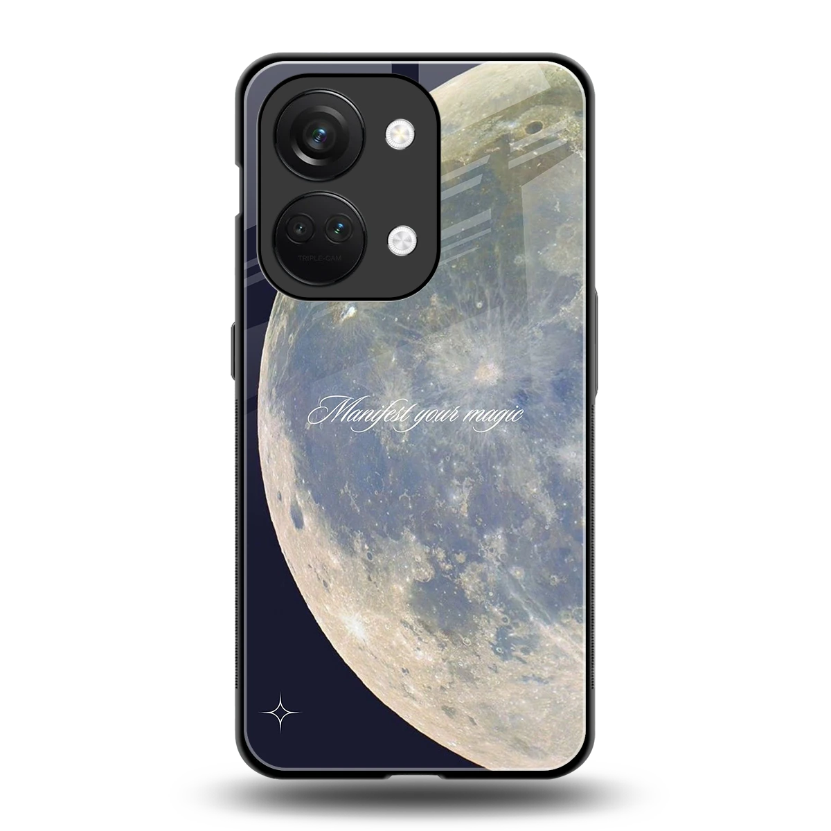 Manifest Glow back phone cover | glass case for oneplus nord 3