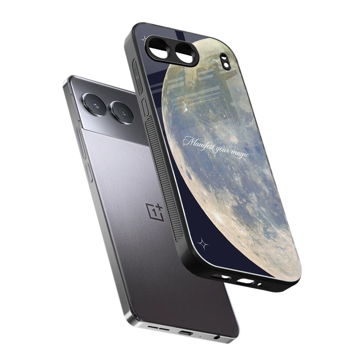 Manifest Glow sleek oneplus nord 4 cover with tempered glass back and TPU edges