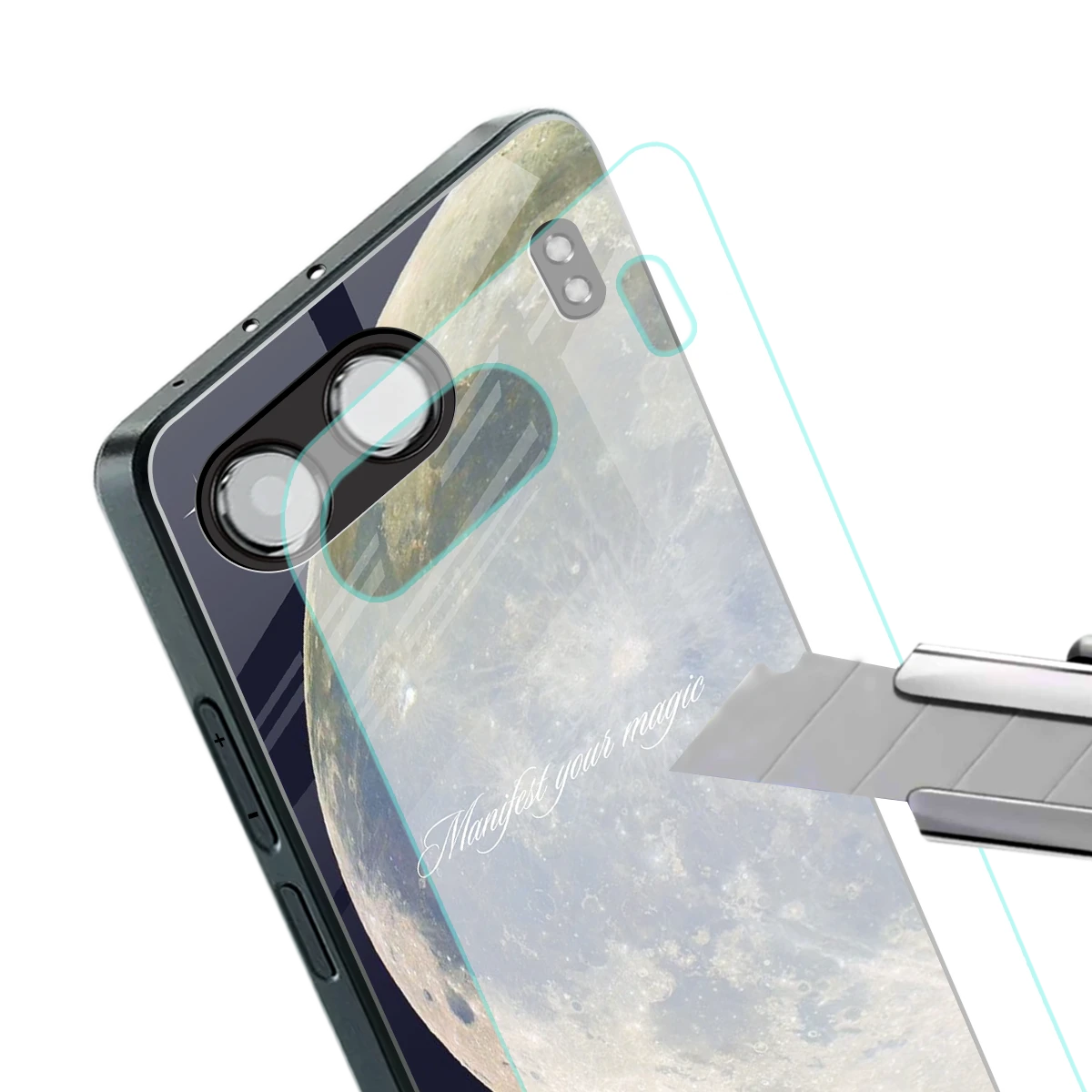 Manifest Glow stylish phone case for oneplus nord 4 | glossy glass and slim fit