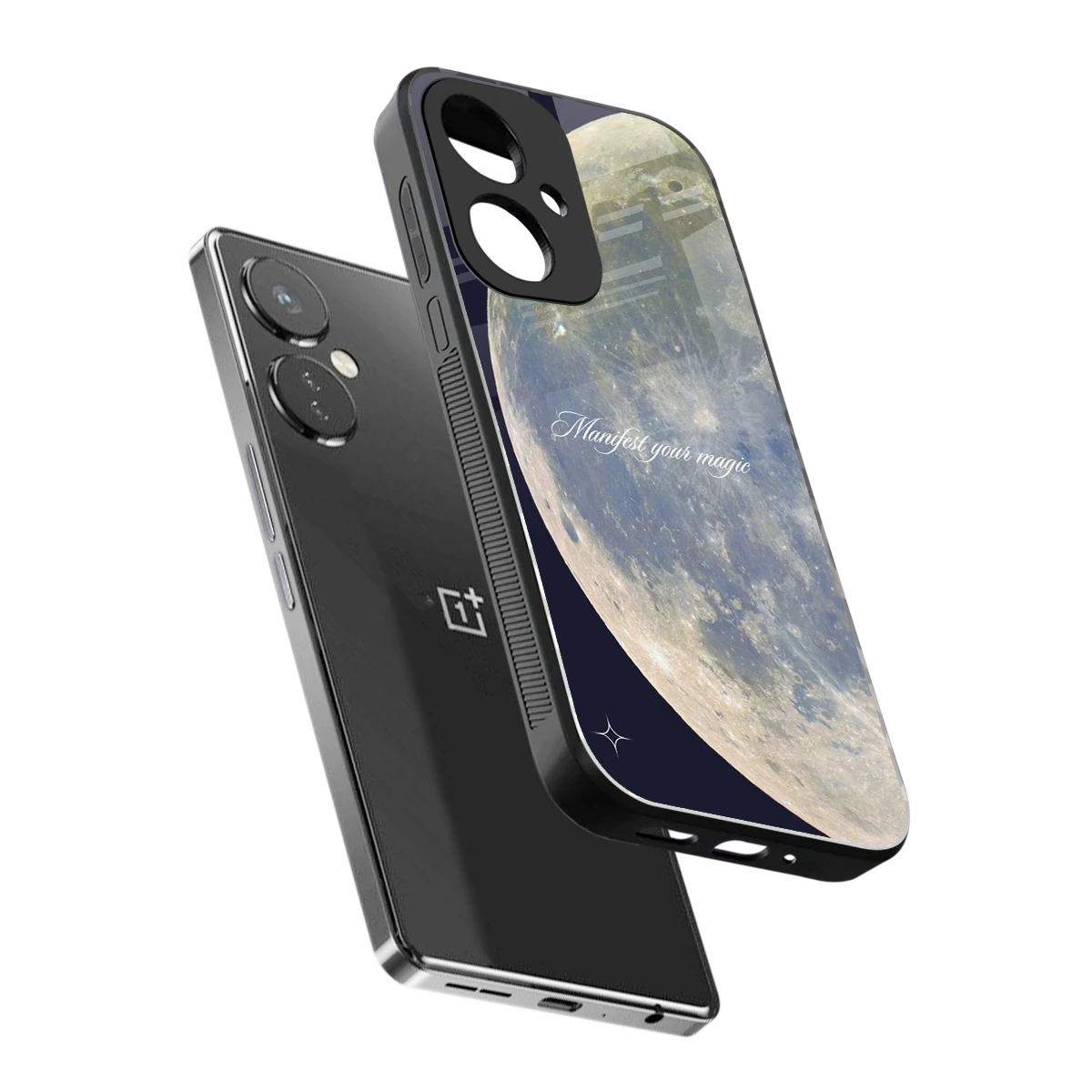 Manifest Glow sleek oneplus nord ce 3 cover with tempered glass back and TPU edges