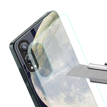 Manifest Glow stylish phone case for oneplus nord ce 4 lite | glossy glass and slim fit