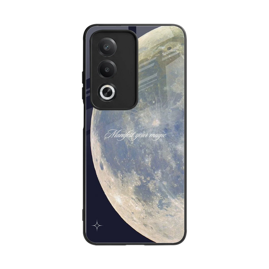 Manifest Glow back phone cover | glass case for oppo a3 pro