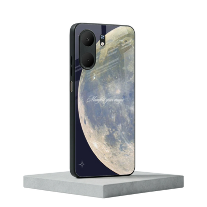 Manifest Glow oppo a5x 5g mobile cover | shockproof glass phone case