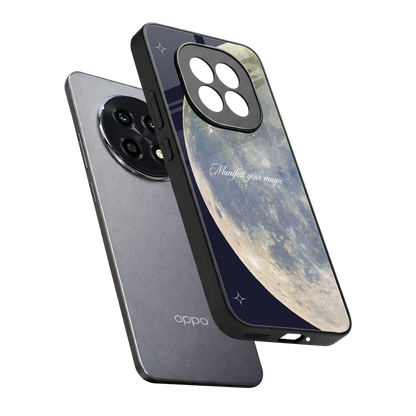 Manifest Glow sleek oppo f29 pro 5g cover with tempered glass back and TPU edges