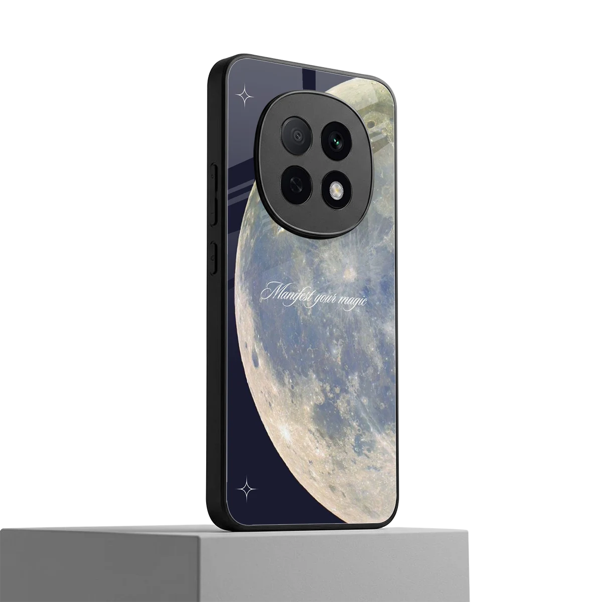 Manifest Glow oppo f29 pro 5g mobile cover | shockproof glass phone case