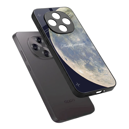 Manifest Glow sleek oppo f31 pro 5g cover with tempered glass back and TPU edges