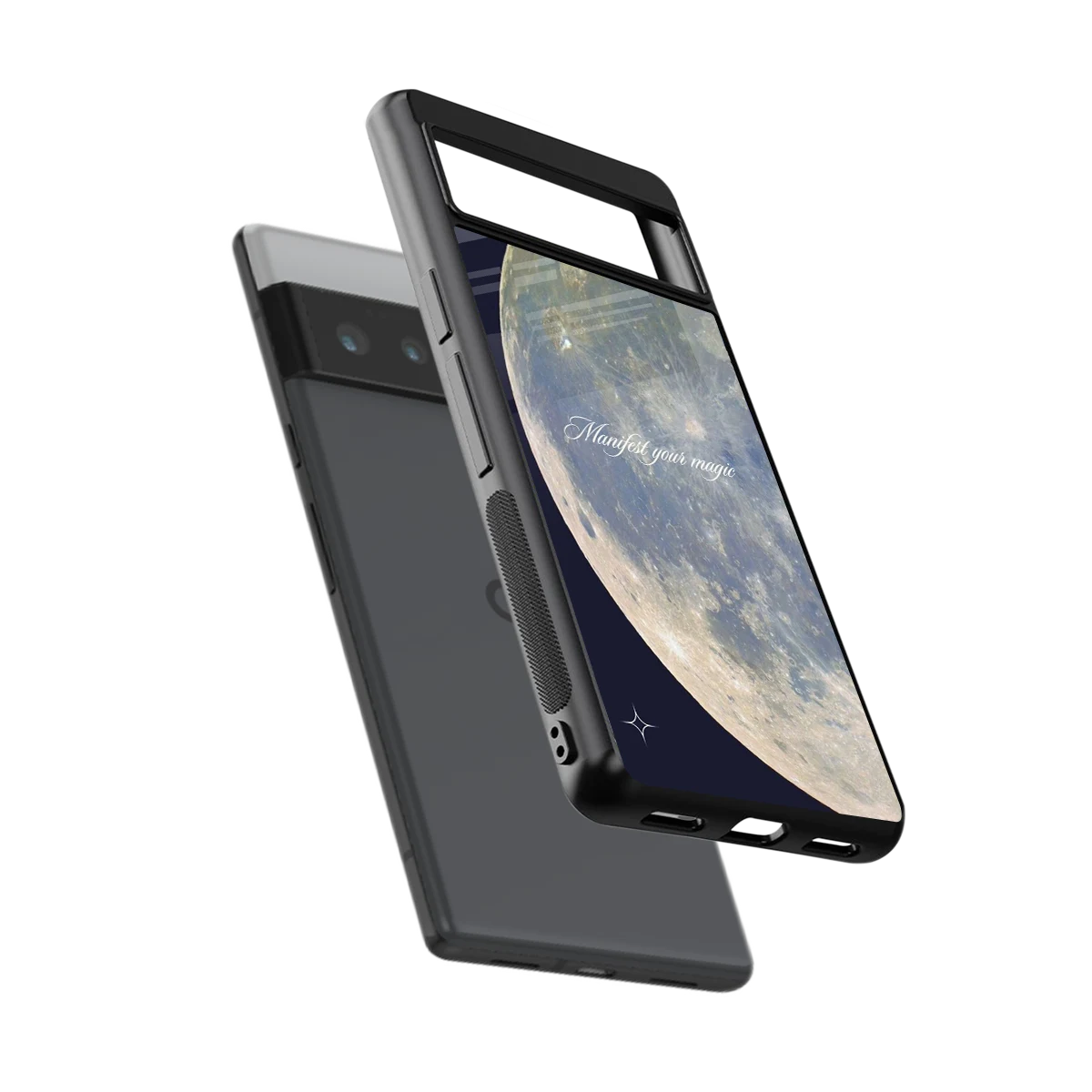 Manifest Glow sleek google pixel 6 pro cover with tempered glass back and TPU edges