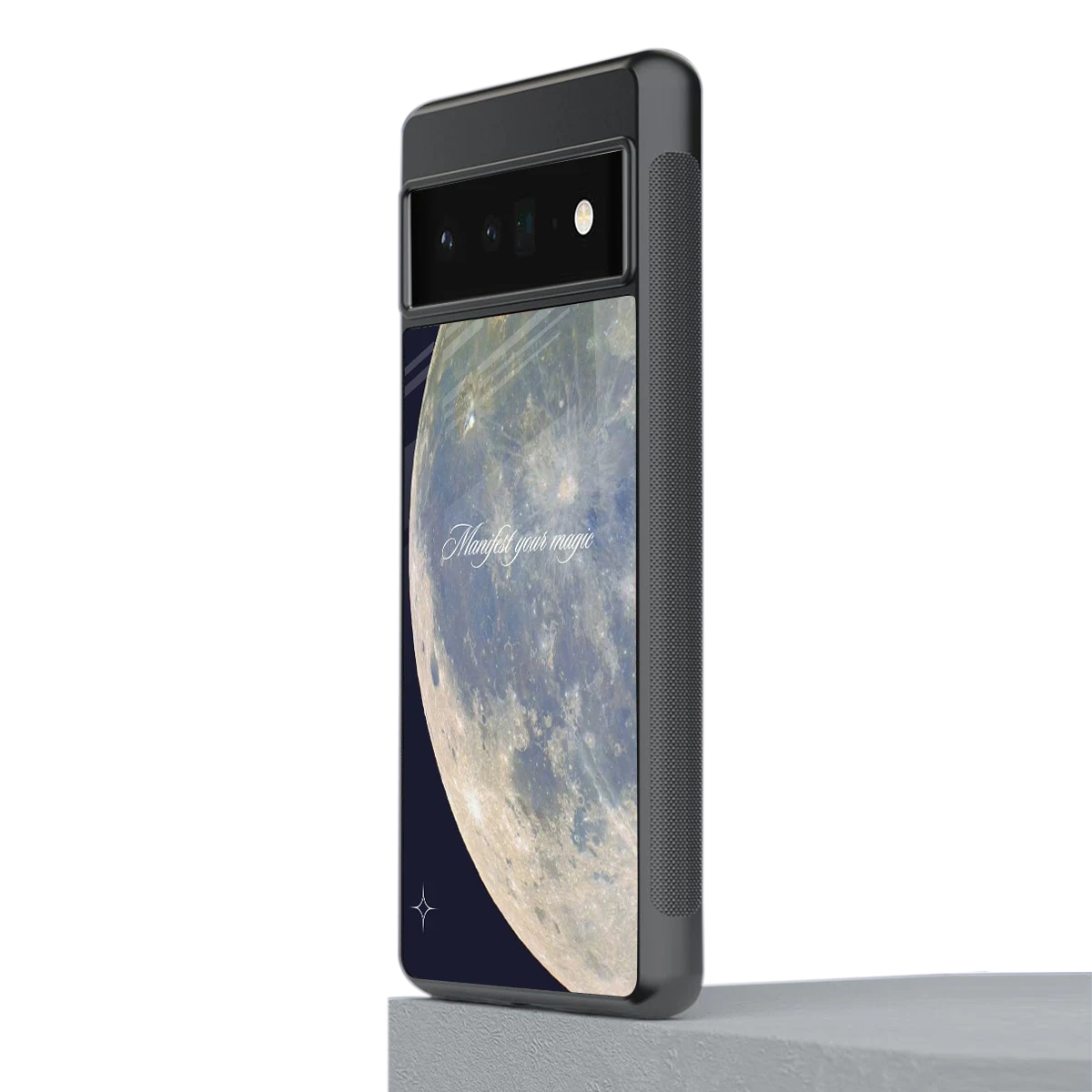 Manifest Glow stylish phone case for google pixel 6 pro | glossy glass and slim fit