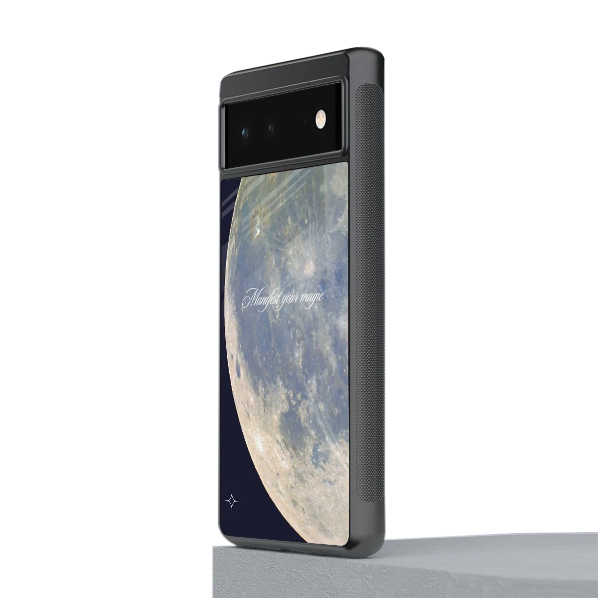 Manifest Glow stylish phone case for google pixel 6 | glossy glass and slim fit