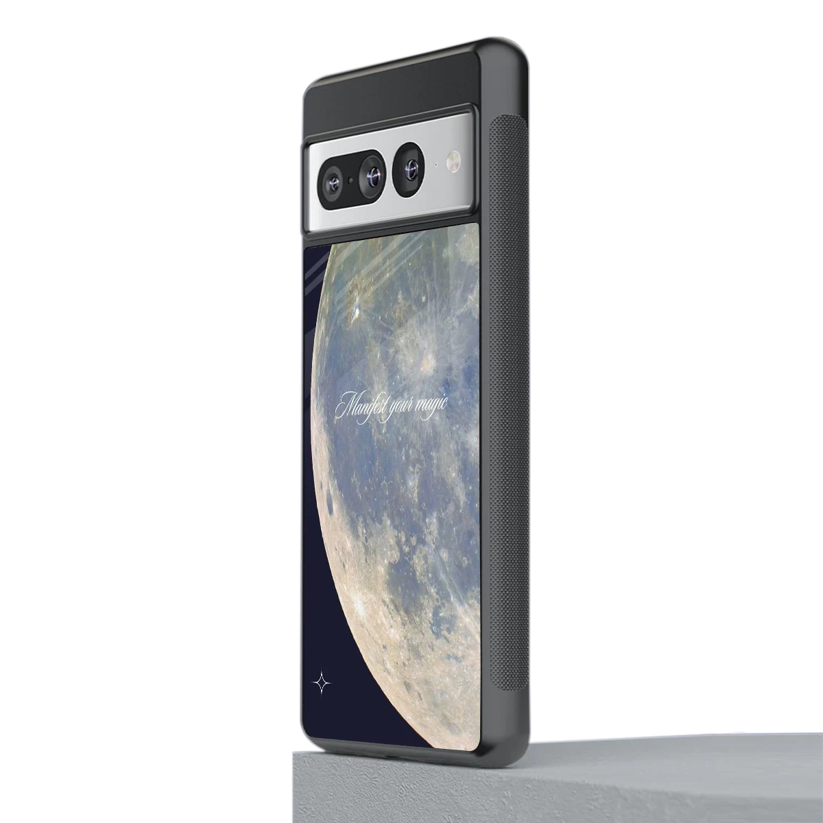 Manifest Glow stylish phone case for google pixel 7 pro | glossy glass and slim fit