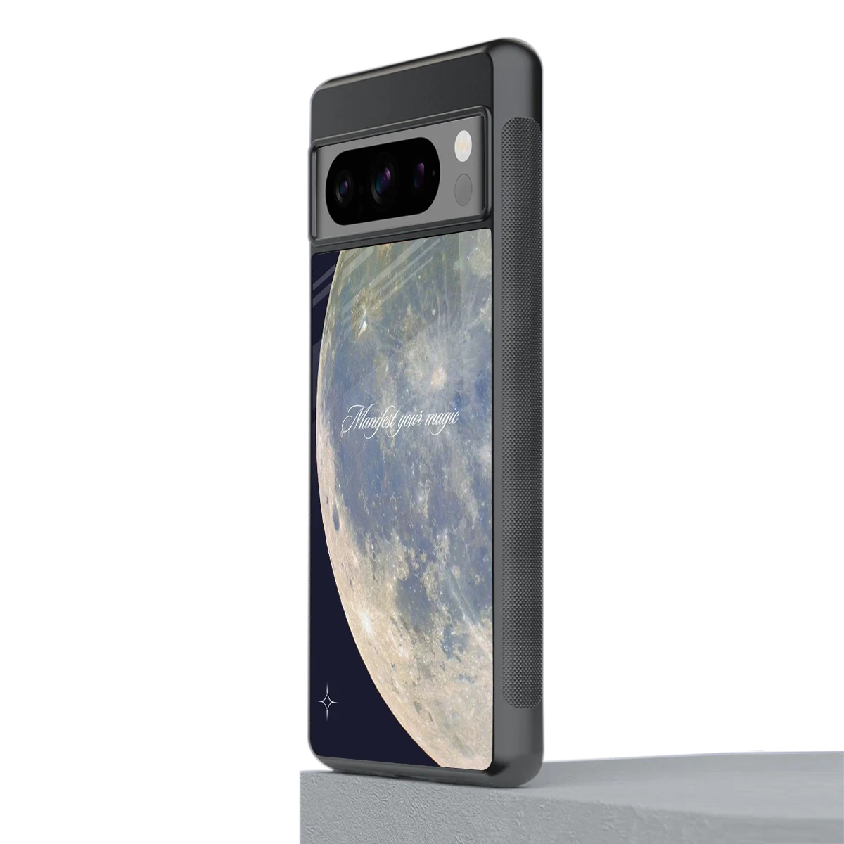 Manifest Glow stylish phone case for google pixel 8 pro | glossy glass and slim fit