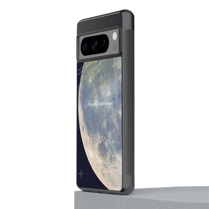 Manifest Glow stylish phone case for google pixel 8 pro | glossy glass and slim fit