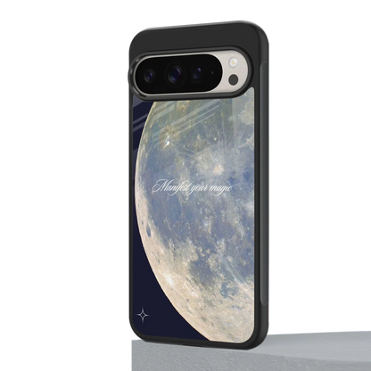 Manifest Glow google pixel 9 pro mobile cover | shockproof glass phone case